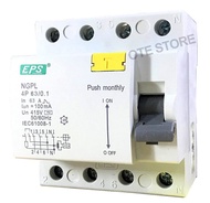 EPS 40A 100MA (0.1A) 4Pole ELCB / RCCB / 4 POLE ELCB