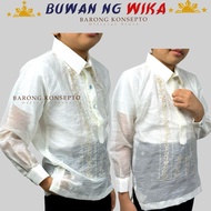 BARONG SNOW JUSILIN For KIDS - Buwan Ng Wika Costume