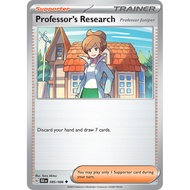 Professor's Research 85/86 Black Bolt EN, Taira Akatsu Card TCG Pokemon ORI 2025 zsv10pt5-85