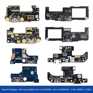 Charger Board + Charging Board + Mic Asus Zenfone Live L1 ZA550KL Live 5.0 ZB501KL / 5 Lite A500KL /