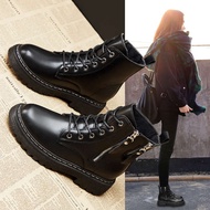 winter boots women boots women Martin Boots Wanita 2024 Kasut Kecil Baharu Kasut Wanita Gaya British