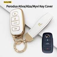 Perodua Ativa / Alza / myvi 2022 key cover TPU Remote Key Case Car key cover holder keychain Accesso