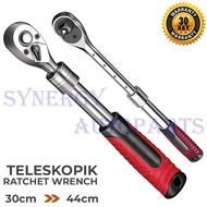 Socket Handle 72 Teeth 1/2 Inch 30CM to 44CM Telescoping Pas Wrench - 8483