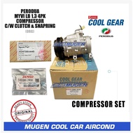 MGC DENSO MYVI LAGI BEST 1.3 4PK COMPRESSOR (ORG) 0050 + 9440 + 7450