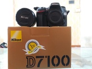 Nikon D7100 BODY + LENSA Nikon 18-105 VR ( Fullset ) SECOND+BONUS!!