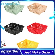eQQPlastic  Colander - Foldable Drain Basket with Resting Feet - Kitchen Food Strainer - Space-Savin
