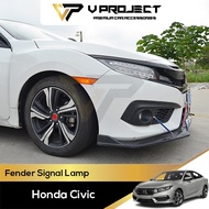 Honda Civic FC 10th Fender Signal Lamp Replace Cover 2016-2021 Civic 10th FC FK TBA TEA V Project Ca