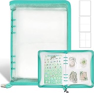 Sticker Organizer Binder Album for Collecting Stickers A5 Zipper Sticker Storage Collection Book wit