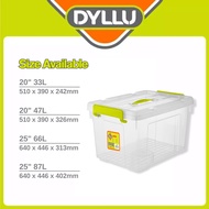 DYLLU Plastic Storage Box ( 33L / 47L / 66L / 87L )