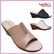 Apollo;fY,7167'zV%MARIKINA*sx~MADE?zI~Ladies?hA@nD@dn@ax Sandals Wedge Mocca Off White Black