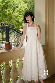 Đầm Ren Nữ MY WAY Dáng Xòe Hai Dây Cao Cấp 9MD20484