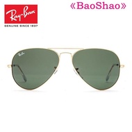 [Original] RayBan Aviator 3025 L0205 Green Gold Frame Lens 58 Mm-show original 38A0