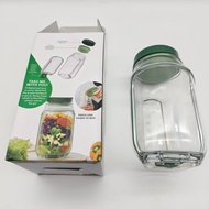 Salad Pod,Vertical Layering Salad Pod Built Salad storage jar/storage bottle