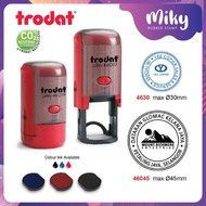 Trodat Self-inked Round Stamp 46019/ 46025/ 4630/ 4642/ 46045. Refill Ink Pad Hight Quality Customiz