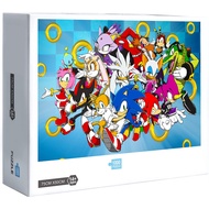 Ready Stock Sonic the Hedgehog Video Games Jigsaw Puzzles 300/500/1000 Pcs Jigsaw Puzzle Adult Puzzle Creative Gift Super Difficult Small Puzzle Educational Puzzle