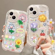 Flower Wrist Chain Phone Case For OPPO F9 F11 A60 A17 A15 A15S A16 A16S A31 A3S A53 A5 A9 2020 A55 A