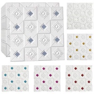 SDA 3D WALLPAPER FOAM STICKER BATIK WALLFOAM/ 70 x 70 CM