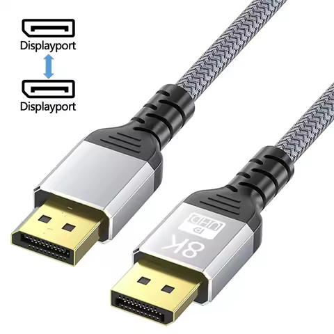 8K DP 1.4 Cable 8K@60Hz DisplayPort 1.4 Video HD Cable DP to DP 4K@144Hz 2K@165Hz for Laptop TV Xbox