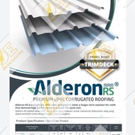 Alderon RS Trimdeck - Atap uPVC Single Layer - Lite Grey