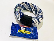 ยางนอก 120/70 ขอบ 10 D826 T/L+ยางใน 300-350 ขอบ 10    A25+A21