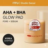 [ITFU] Glow Toner Pad 60 Pads, AHA BHA Exfoliating and Pore Care (Toner Pad)