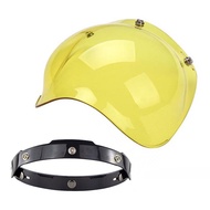 แว่นกันลมมอเตอร์ไซค์ ZOMBIES RACING Bubble Lens 3 กระดุม สำหรับหมวกกันน็อคแบบครึ่งหน้า วินเทจ แว่นกั