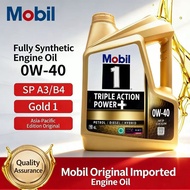 MOBIL TRIPLE ACTION POWER+ 0W-40 4LITER Engine oil (Full Synthetic) API SP acea a3/b4For Honda , Toy