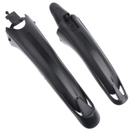 1ชุดจักรยานขี่ Mudguard พลาสติกจักรยานเสือภูเขาด้านหน้าบังโคลนหลัง