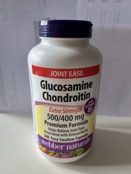 Webber Naturals 葡萄糖胺軟骨素維他命D3 300粒