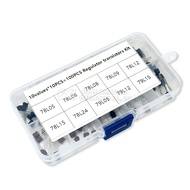 100pcs/box TO-92 Voltage regulator transistors assortment Kit 78L05 78L06 78L08 78L09 78L12 78L15 79