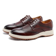 2026 Men Casual Sports Leather Shoes Sneakers Formal Business Leather Oxford Shoes 7RV4