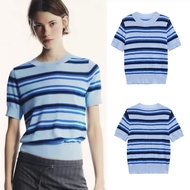 Blue Stripe Knit Top 78840 (CN)
