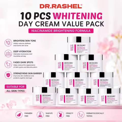 DR.RASHEL VC Face Cream Refreshing And Moisturising Easily Absorbed 50G 10-Piece Set Wholesale