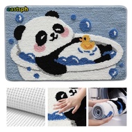 EASTSPH Bathroom Rug, Cute Animal Soft Comfort Plush Rug,  Panda Cat Peacock Quickly Dry Rubber Back