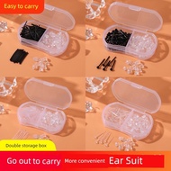 Resin Ear Piercing Earrings Female Plastic Transparent Ear Stick Suitable for New Ear Piercings Just