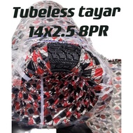 HARGA BORANG TAYAR TUBELESS ELECTRIC SCOOTER/ BIKE 14X2.5 (8pr)