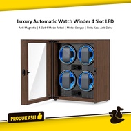 KAYU MESIN Watch Winder Display Clock Box Cabinet Wooden Cabinet Automatic Watch Winding Machine
