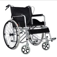 💥Big Sale💥Elderly Home Wheelchair Factory Supply Foldable and Portable Thick Steel Tube Chair Wheelchair Wheelchair for