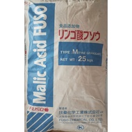 Malic powder, c4h6o5 acid 2- hydroxybutanedioic, apple sour taste, malic acid