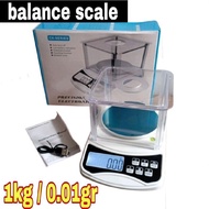 (Os) 1Kg/ 1000Gr Digital gold scale analytical scale Lab medicine powder 0.01gr