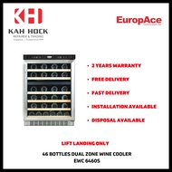 EUROPACE EWC6460S DELUXE WINE COOLER (46 BOTTLES) - 2 YEARS MANUFACTURER WARRANTY + FREE DELIVERY