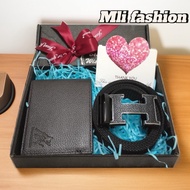 SET HADIAH BIRTHDAY, WALLET & BELT LELAKI