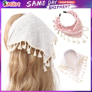 Lace Triangle Headscarf Woman Headwear Scarf Headband Hair Accessories Turban Cap Girl Court Bonnet