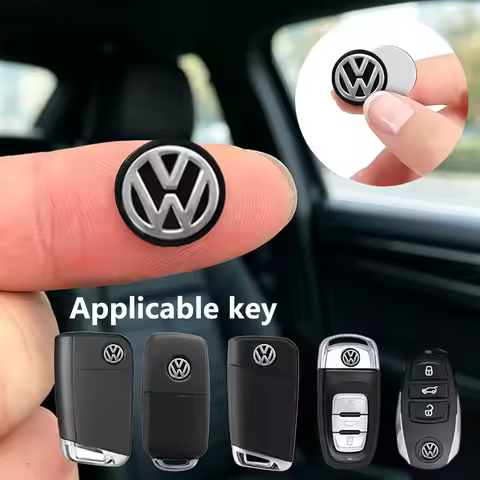 14mm 11mm Car Key Emblems Replacement Car Key Stickers For Volkswagen VW Polo Passat B5 B6 B7 T4 T5 