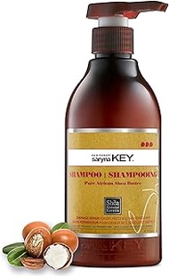 Saryna Key Damage Repair Shampoo with Pure African Shea Butter Moisturizing Shampoo for Dry Hair - Professional Hair Care Keratin Treatment - Sulfate Free, No Parabens, and Cruelty Free (300ml/10oz)
