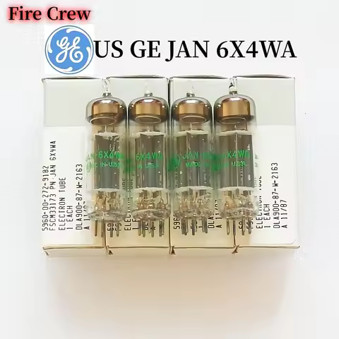 US GE JAN 6X4WA Vacuum Tube Upgrade 6X4 6X4W 6202 EZ90 CV493 6Z4 6Z5P EZ80 HIFI Audio Valve Electron