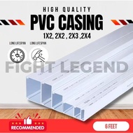 6 Feet PVC Wiring Casing / Electrical Casing / PVC Trunking / Penutian Wayar (1X2 , 2x2 , 2x3 , 2x4 
