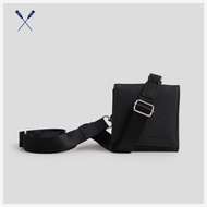 Regatta Coin Purse With Strap For Men (Black)