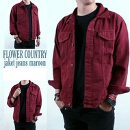 PROMO JAKET LEA PRIA -JAKET JEANS  TRENDY PRIA