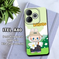 CC41 Flexible rubber softcase/ for ITEL A80 Girls' Motif/case ITEL A80/kesing ITEL A80/silicon ITEL 